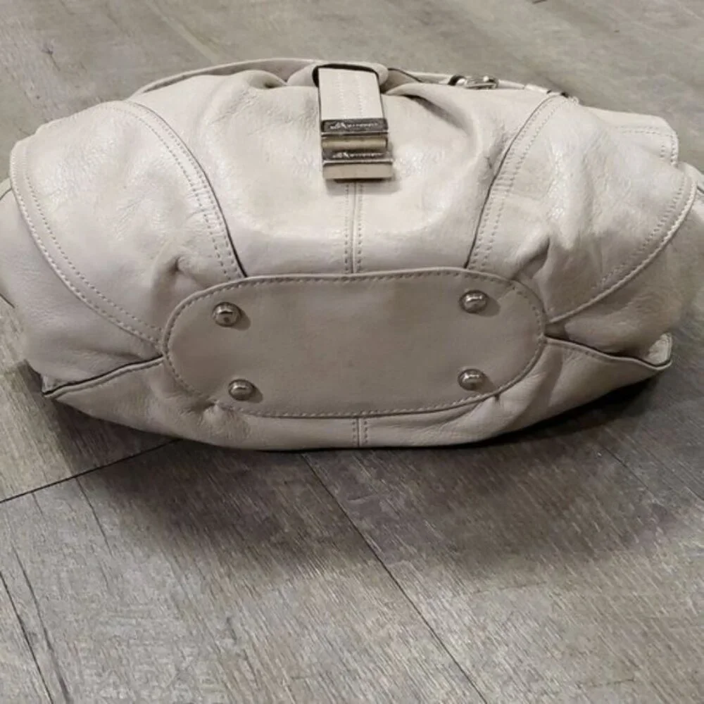 B Makowsky Leather Hobo Shoulder Bag Handbag Tote Purse Pebbled Women's Woman's